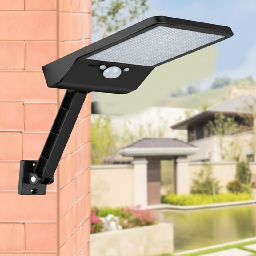 Solar Outdoor Light with Motion Sensor and Remote, Outdoor Security Light