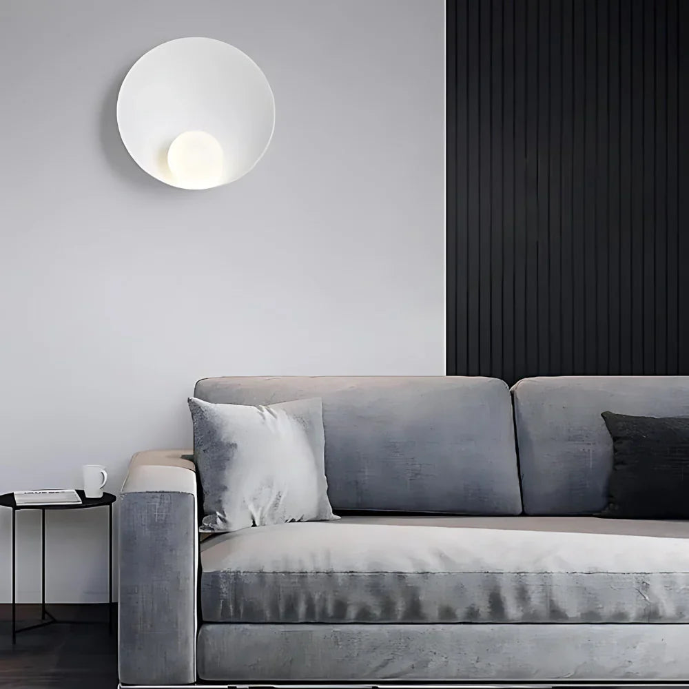 ResinGlow | Stylish Modern Japandi Wall Sconce with Frosted Shade 7