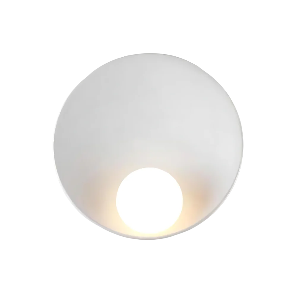 ResinGlow | Stylish Modern Japandi Wall Sconce with Frosted Shade 9