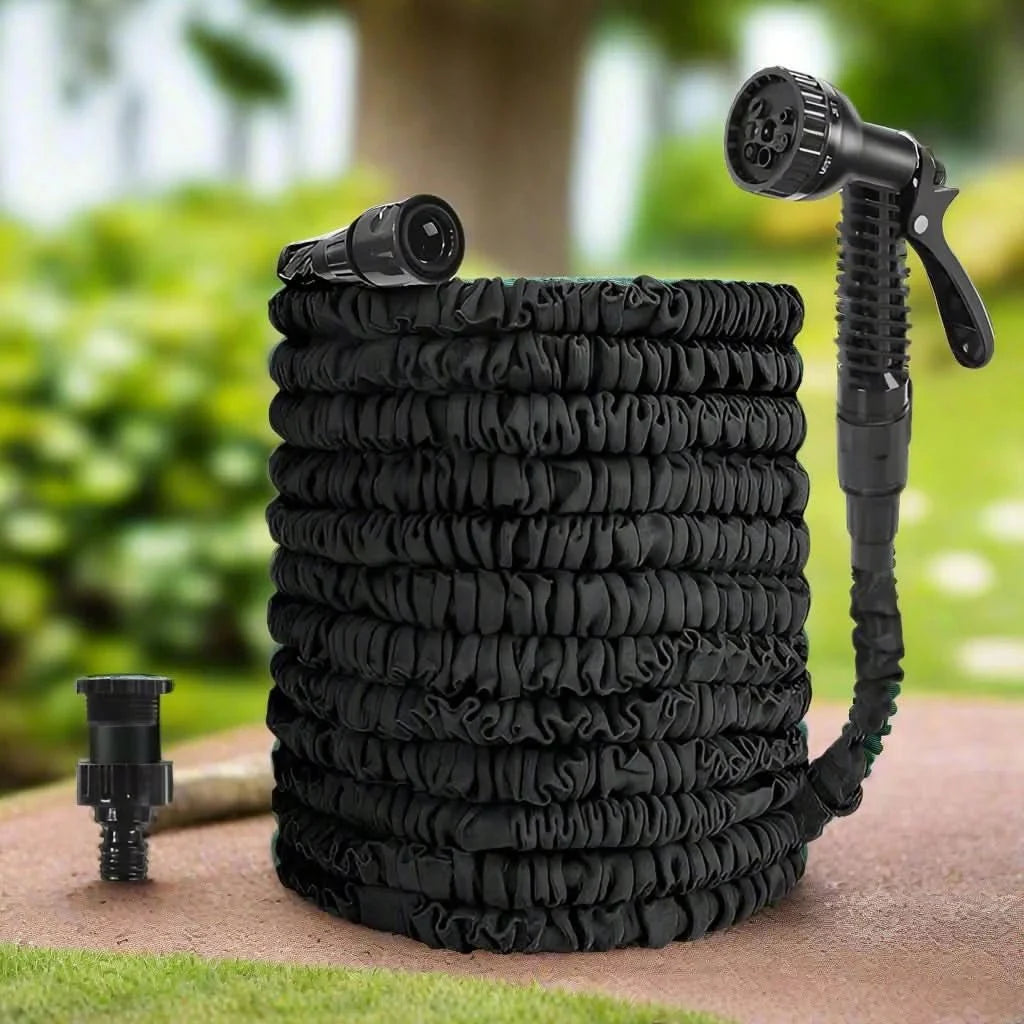 Expandable Hose Pipe with 7 Function Nozzle, Expanding Garden Hose