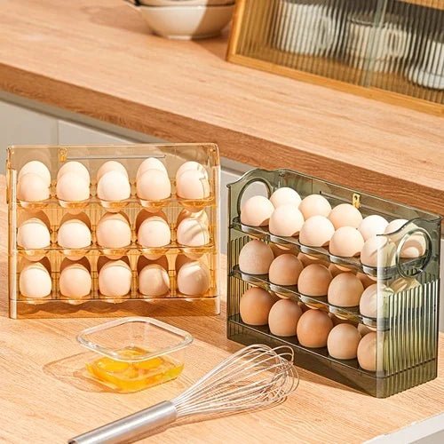 Egg Holder with Side Door, Egg Box for Fridge