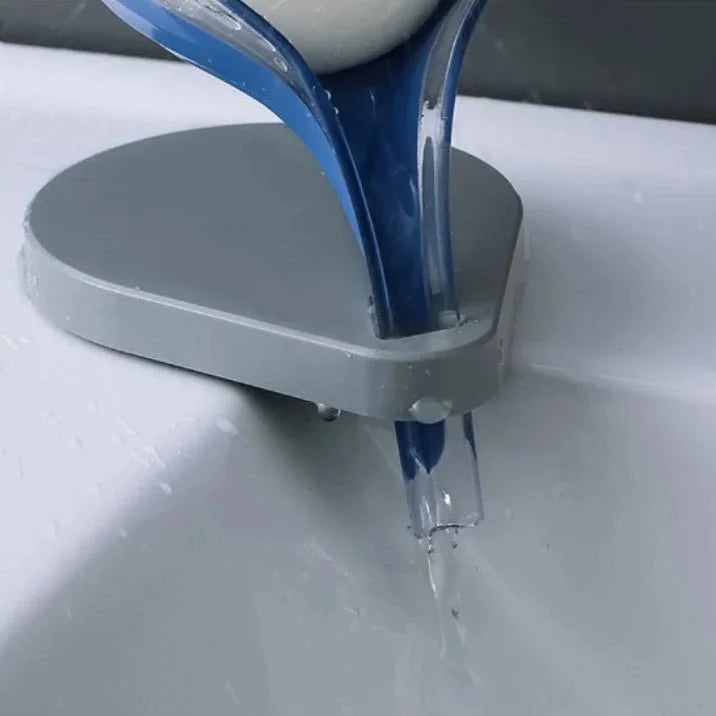 Soap Holder with Drain, Leaf Design Soap Dish for Bathroom and Kitchen Sink – image 10