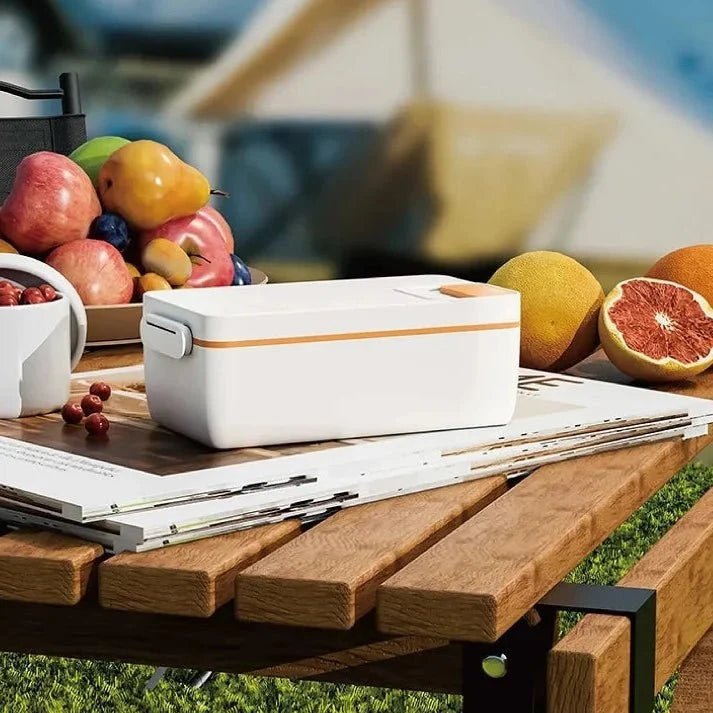Heated Lunch Boxes, Rechargeable Electric Lunchbox, Portable Food Warmer, Leak Proof Heating Lunch Box for Work_01