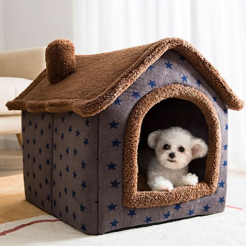 Cat House Indoor, Dog Cave Bed with Washable Cover, Cat Bed for Small Cats, Small Dog Bed up to 4 kg