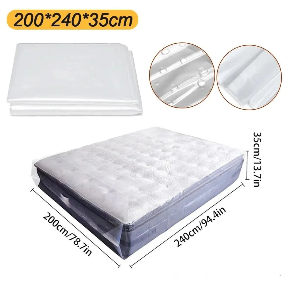 Waterproof Mattress Cover for Moving and Storage, Plastic Mattress Bag for Mattress and Sofa, Dustproof Storage Bag_08