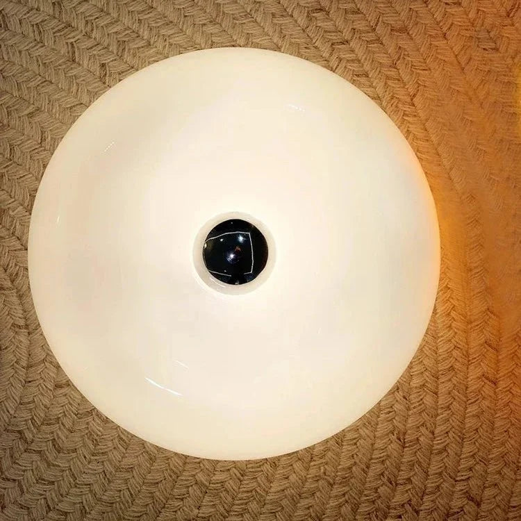 LED Wall Light, Glass Table Lamp, Dimmable Touch Lamp with 3 Light Colours, Donut Lamp in Orange or White_05