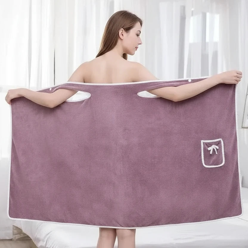 Beach Towel Wrap for Women, Quick Drying Bath Towel for Spa and Travel, Gym Towel 135 x 80 cm_00