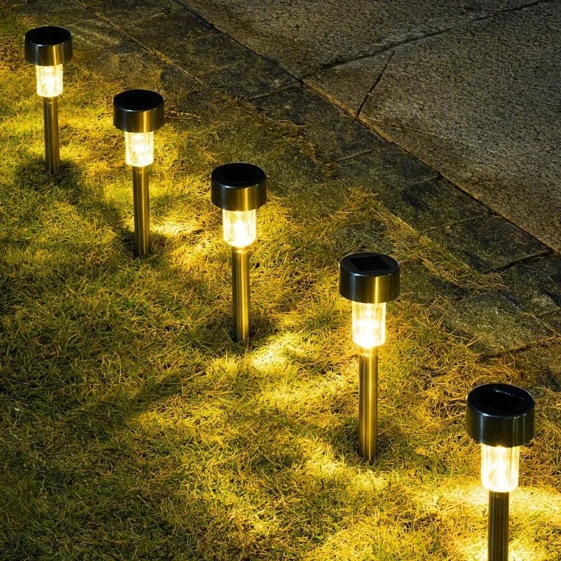 Solar Garden Lights 8 to 20 Pack, Outdoor Solar Lights with Dusk Sensor, LED Garden Lighting IP65, Solar Garden Lamp