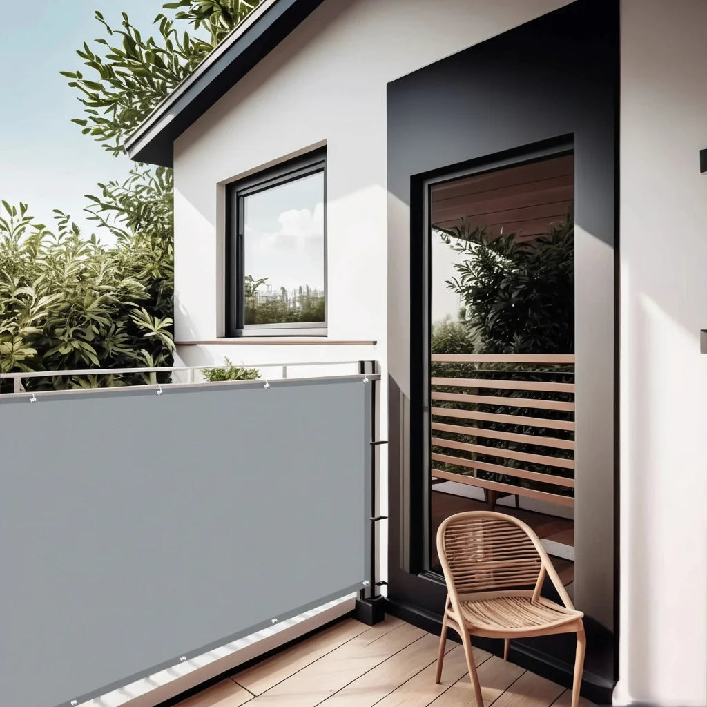 Garden Screening Privacy Screen, Balcony Privacy Screen with Eyelets, Fence Screening, Wind Break with UV Protection_00