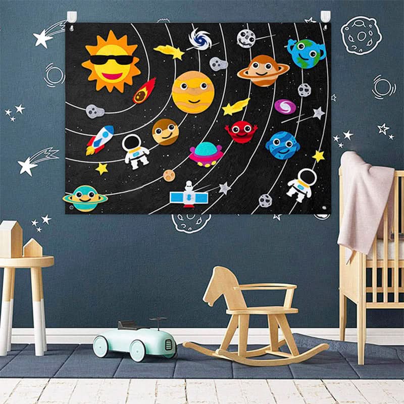 Felt Board 105 x 75 cm, Educational Toys for Imaginative Play – image 12