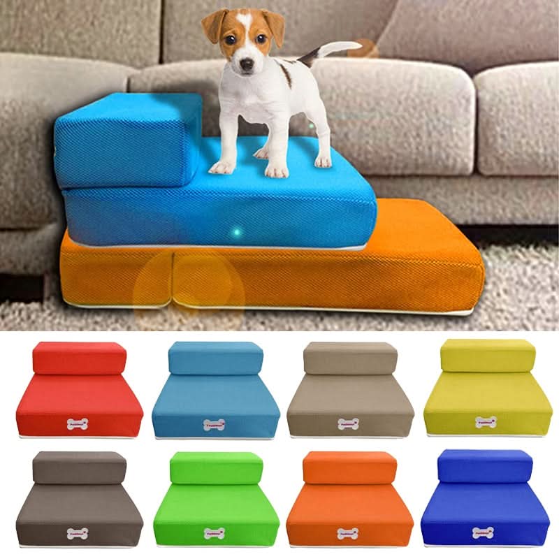 Dog Steps for Bed, Dog Sofa Steps, Dog Stairs with Washable Cover for Small Dogs and Cats_06