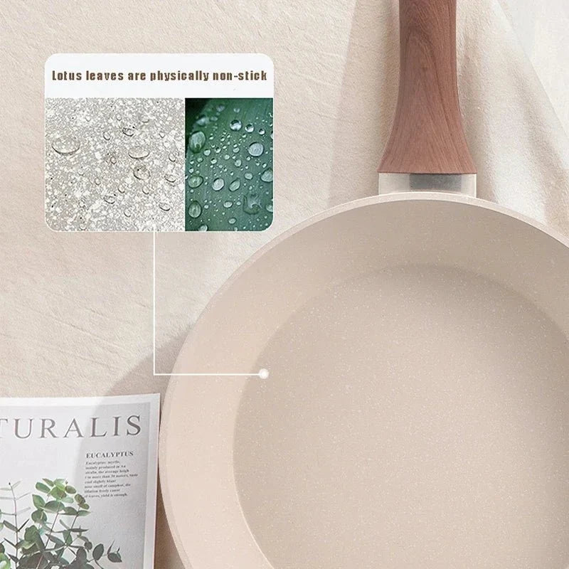 Stainless Steel Pan with Stone Coating, Deep Frying Pan for Induction Hob, Non Stick Pan for Gas and Electric Hobs_04
