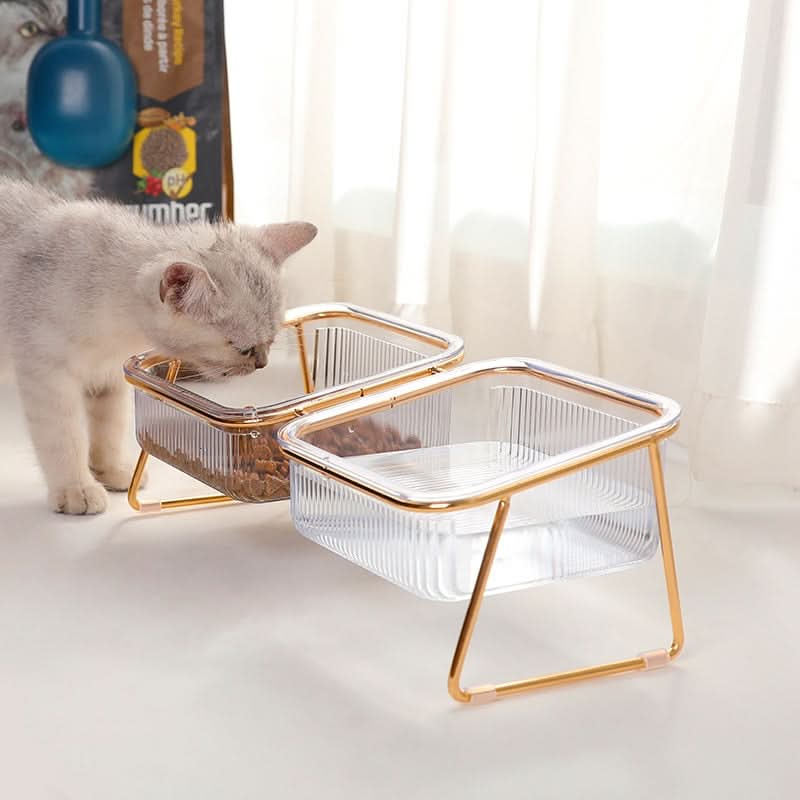 Raised Cat Bowls, Raised Dog Bowl for Small Dogs, Raised Cat Food Bowl with Stand and Non Slip Feet_07