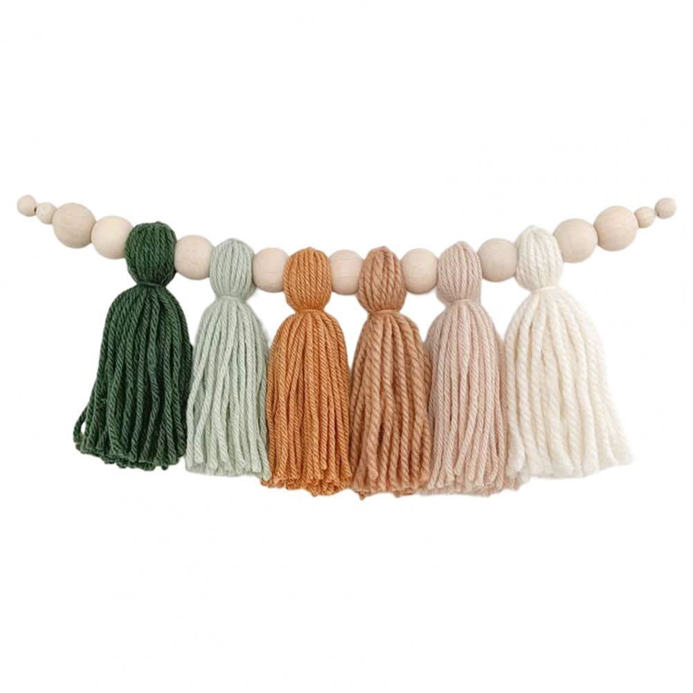 Fairy Lights with Wooden Beads, Bedroom Fairy Lights for Nursery Decoration, String Lights for Ambient Lighting_08