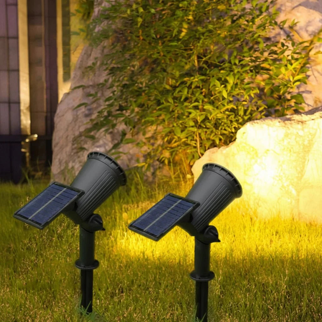 Solar Garden Lights, Outdoor Solar Lights, LED Outdoor Floodlight with Warm or White Light, Outdoor Lighting for Patio_00