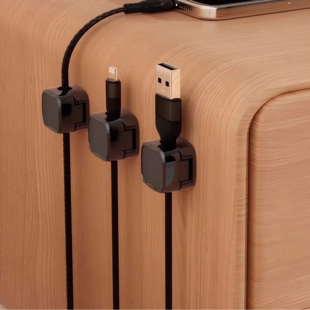 Magnetic Cable Holder, Cable Clips for Desk