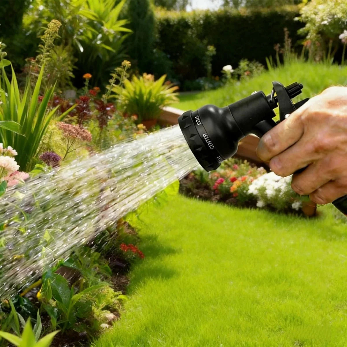 Garden Hose Pipe, Expandable Garden Hose with Spray Head, Expandable Hosepipe Up to 30 m, Kink Free Flexible Hose_01