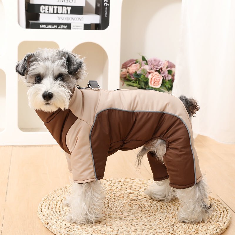 Dog Coat for Winter, Warm Winter Jacket for Dogs with Reflective Stripes, Water Repellent Dog Raincoat, Dog Clothes_05