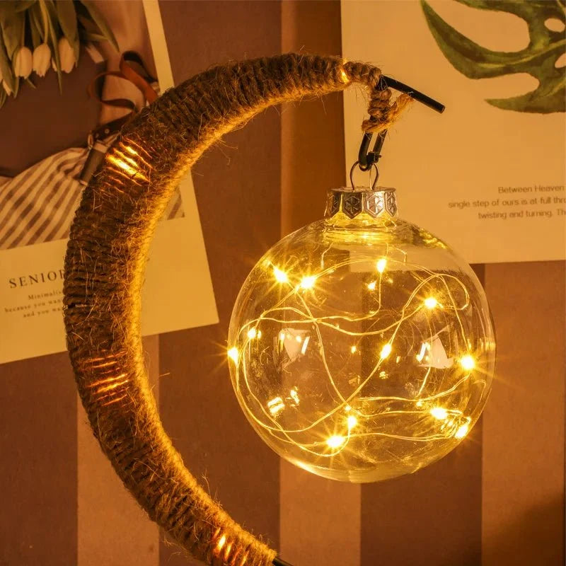 Battery Operated Table Lamp, Moon LED Lamp for Bedroom and Living Room, Bedside Lamps, Bedroom Lighting_02