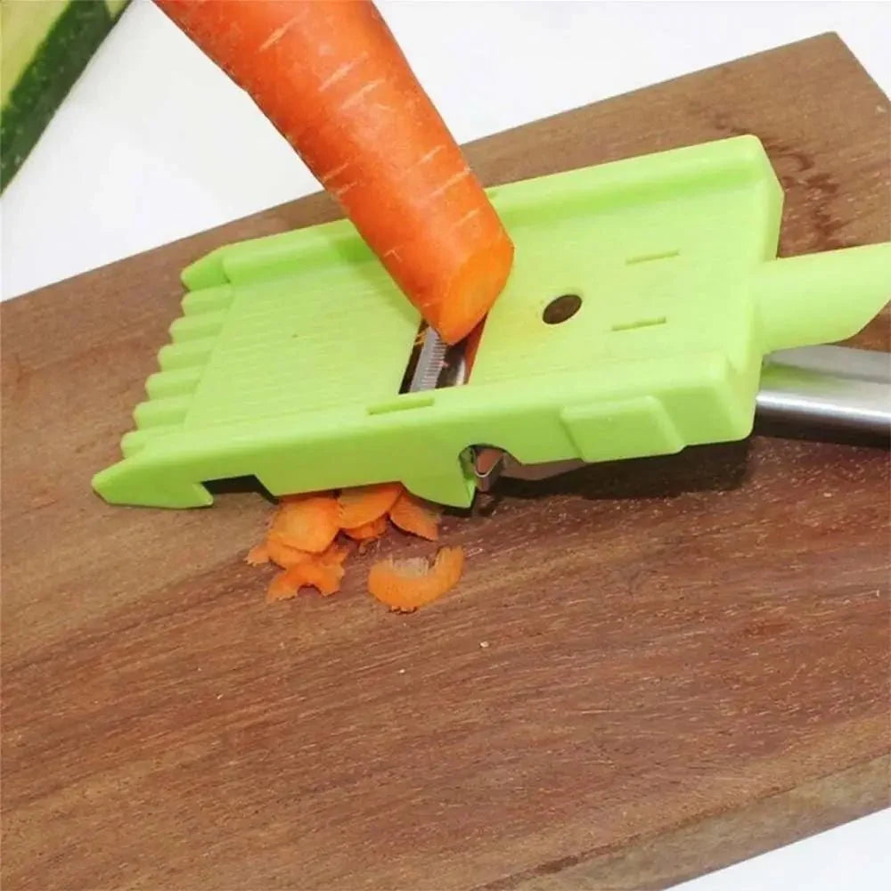 Stainless Steel Potato Peeler, Vegetable Peeler with Cutting Function for Fruit and Veg, Kitchen Accessories_01