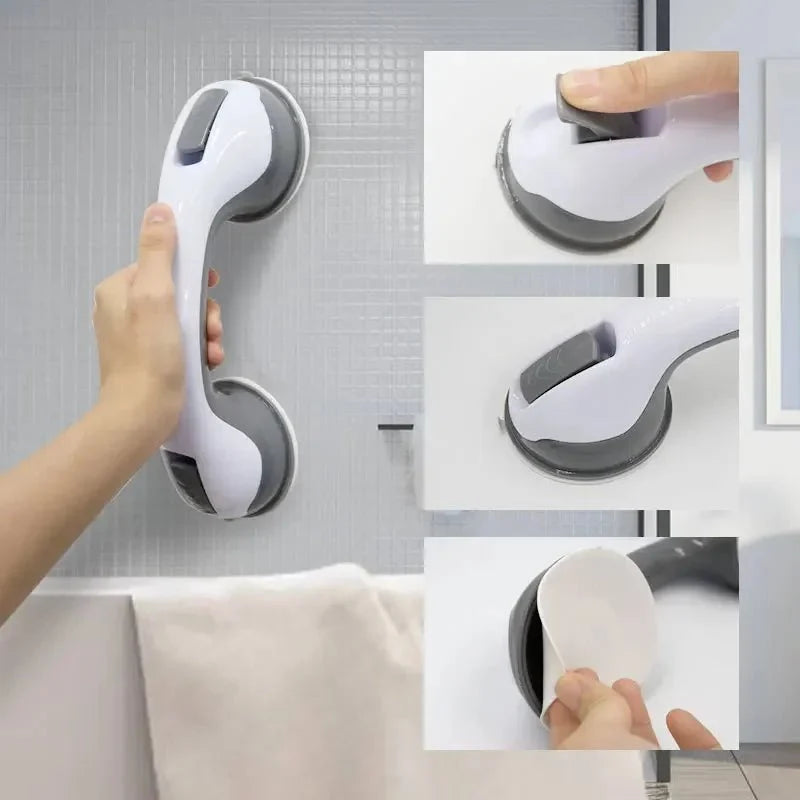 Suction Grab Handle for Bathroom, Shower Grab Bar with Suction Cup Mounting, Bath Handle for Toilet Area and Tiles_04