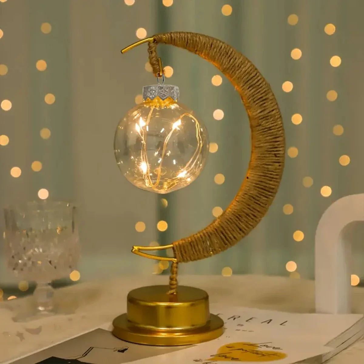 Battery Operated Table Lamp, Moon LED Lamp for Bedroom and Living Room, Bedside Lamps, Bedroom Lighting_03