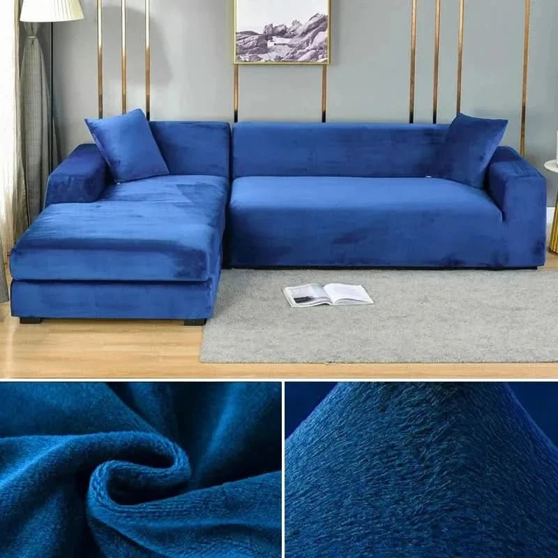 Stretch Velvet Sofa Slipcover with Non Slip Hold – image 22