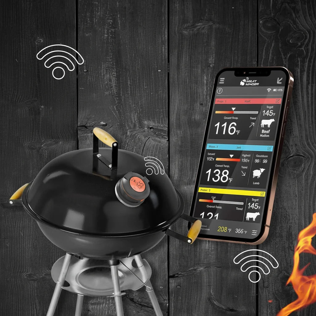 Wireless Meat Thermometer with Probe, BBQ Accessories – image 4
