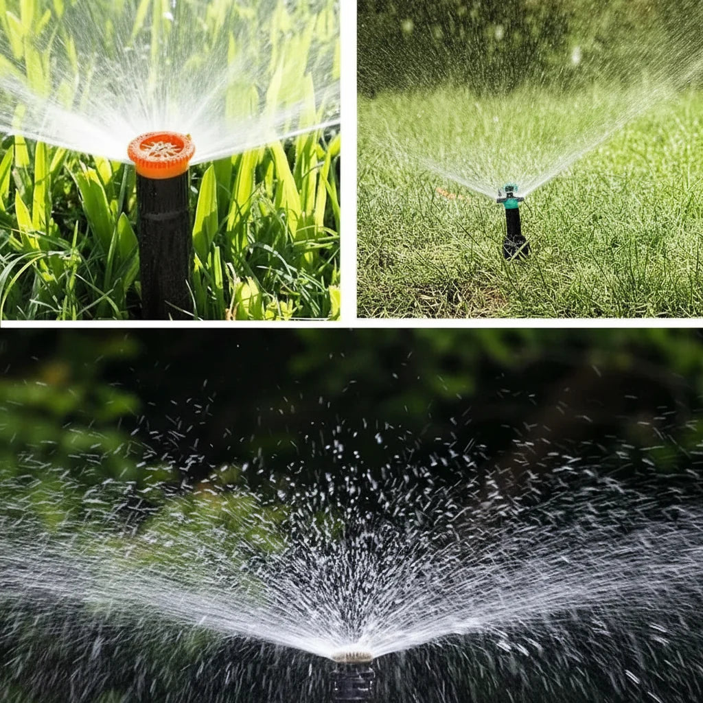 Sprinkler Heads 360 Degree Rotating, Lawn Sprinkler Head for Flower Beds and Lawn Watering
