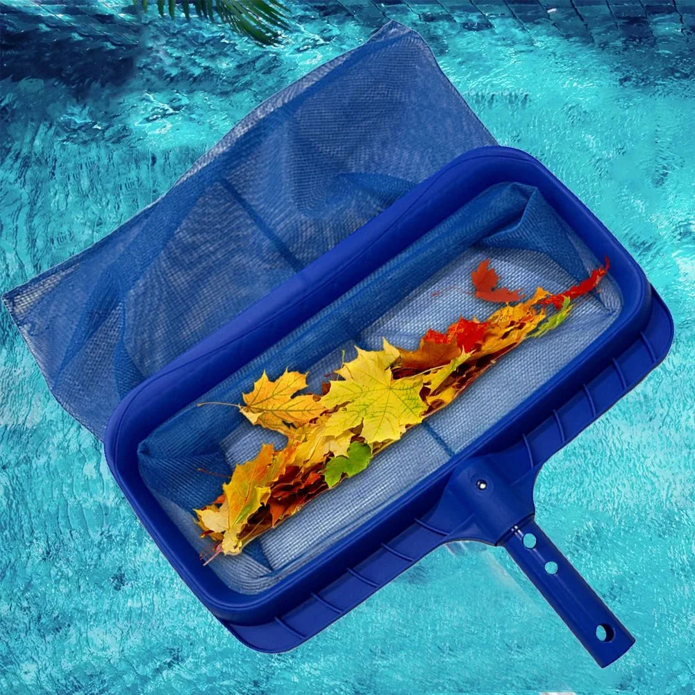 Pool Skimmer Net with Extra Deep Net, Pool Leaf Skimmer for Leaves and Insects, Swimming Pool Net with Fine Mesh