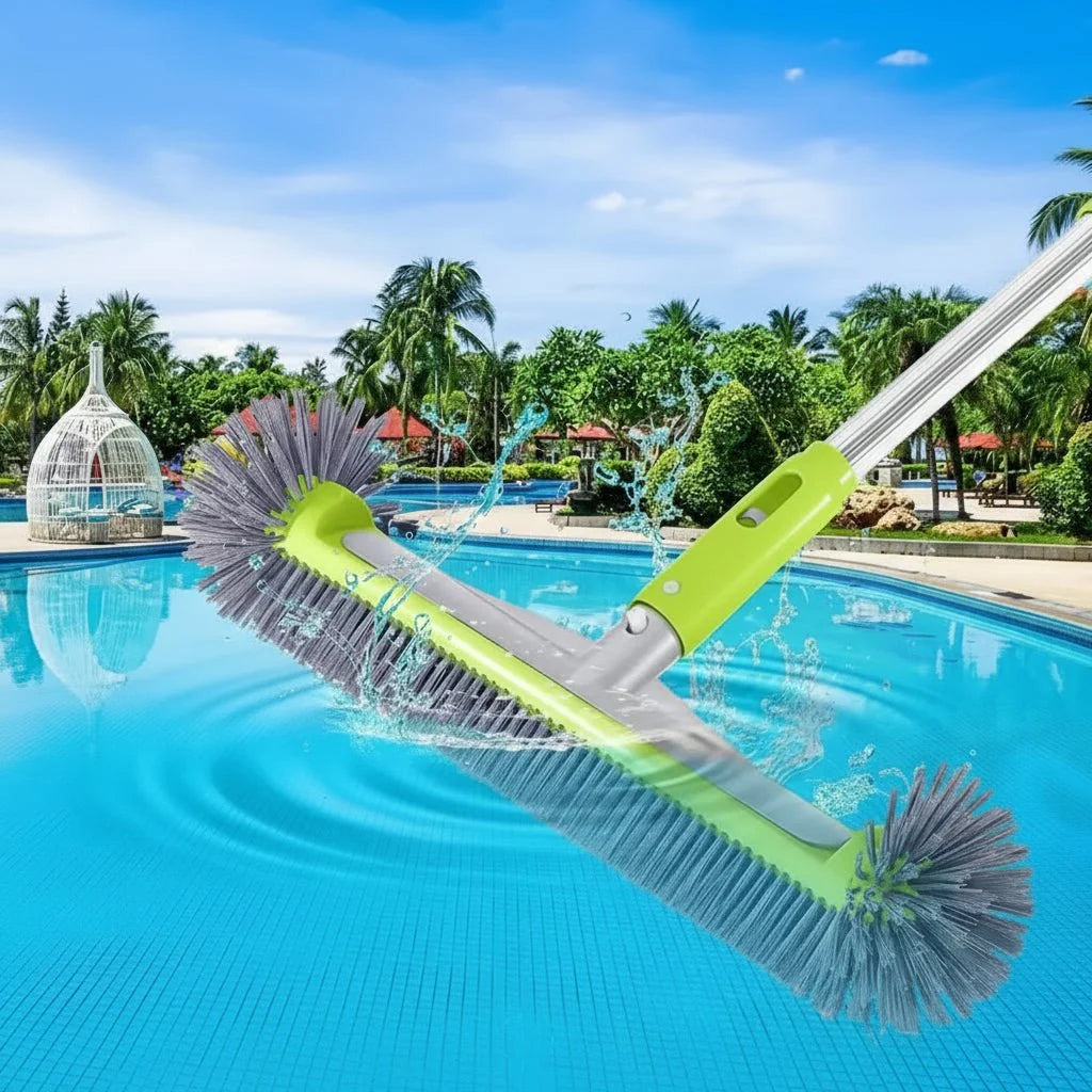 Pool Cleaning Brush in Aluminium for Walls and Corners – image 4