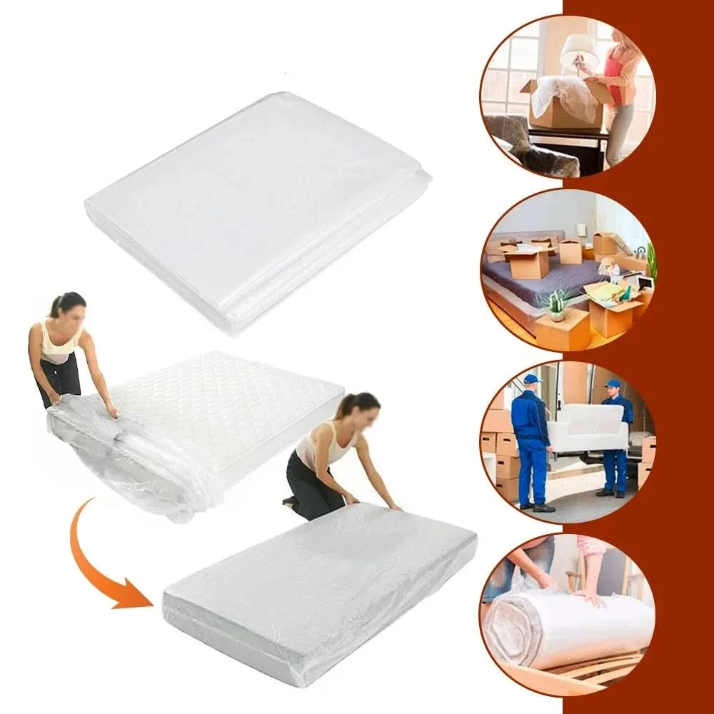 Waterproof Mattress Cover for Moving and Storage, Plastic Mattress Bag for Mattress and Sofa, Dustproof Storage Bag_05