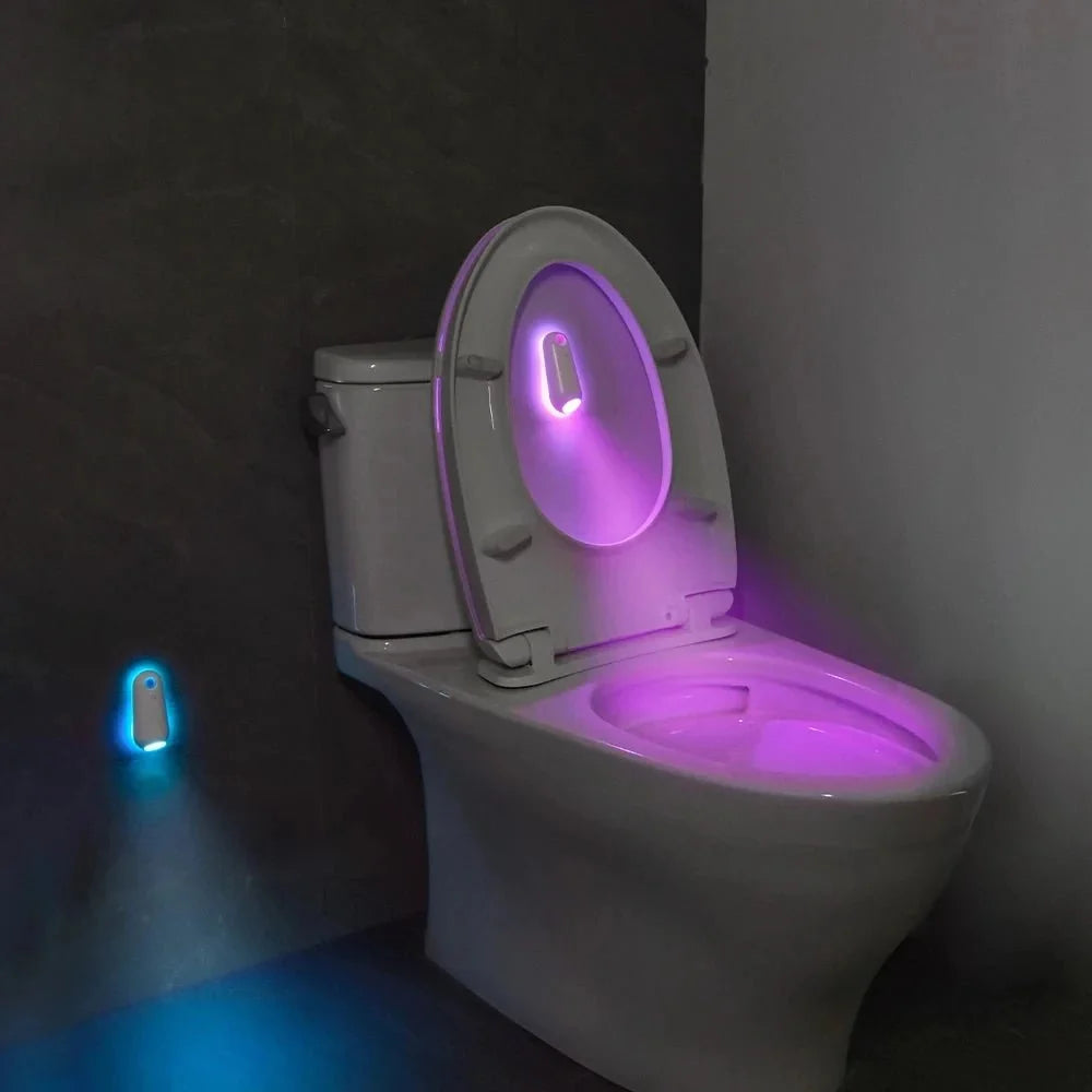 Toilet Night Light, Motion Sensor Lights with 7 Colours, LED Toilet Light for Toilet Bowl, Bathroom Accessories_02