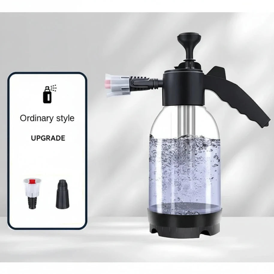Garden Sprayer 2 Litre, Foam Sprayer with Hand Pump, Pump Sprayer for Car Wash and Windows, Pressure Spray Bottle_09
