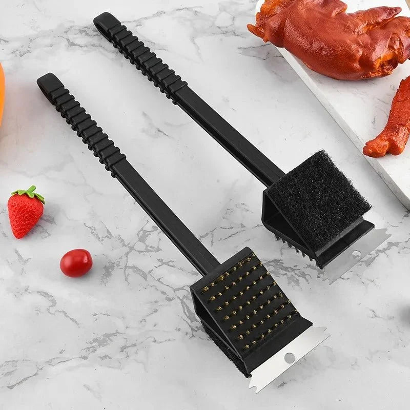 BBQ Cleaner with Scraper and Sponge Attachment, BBQ Accessories