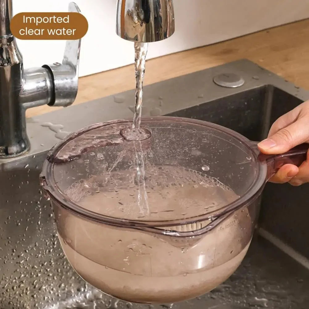 Colander with Strainer, Plastic Kitchen Colander – image 4
