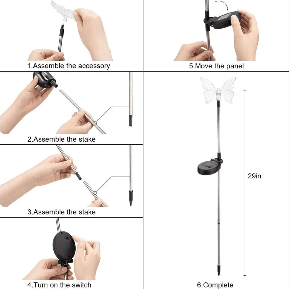 Solar Garden Lights, Outdoor Solar Lamp IP44 – image 7