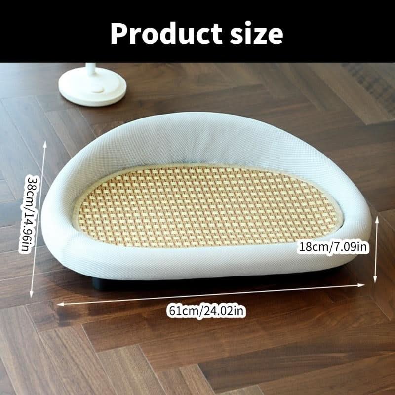 Cat Cave Bed with Sisal Scratching Surface, Cosy Cat Bed with Washable Cushion, Cat Scratcher Bed_09