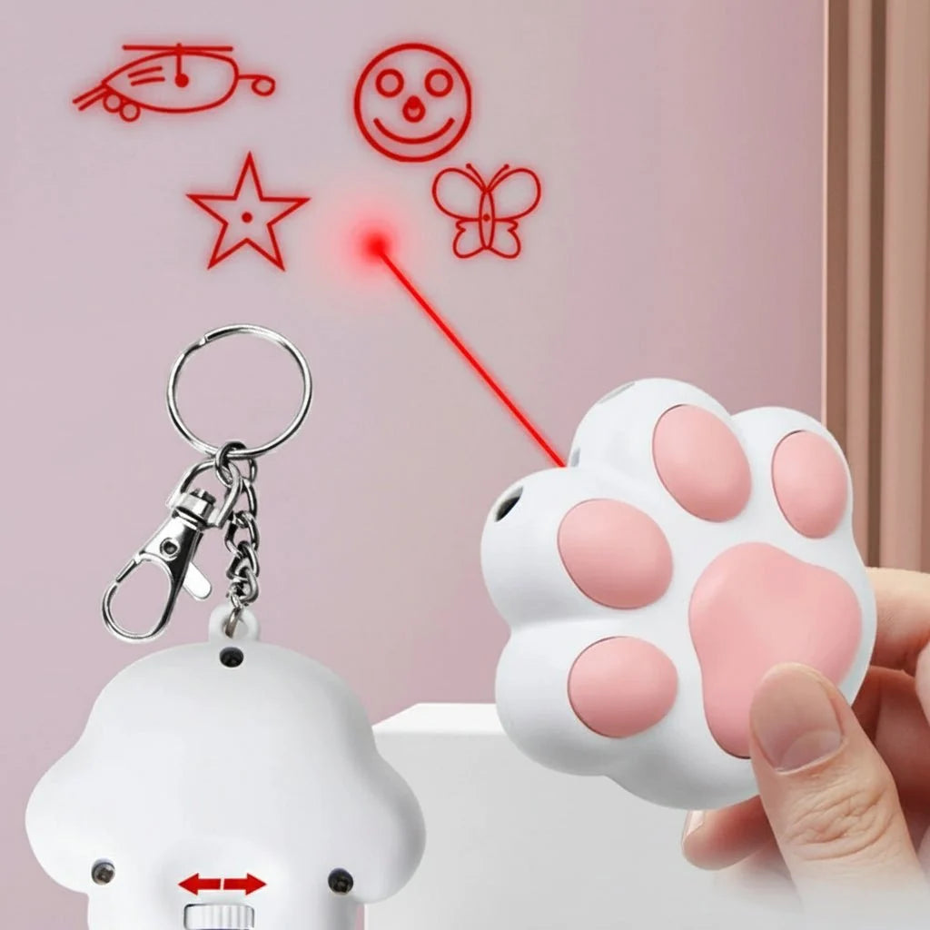 Interactive Cat Toys for Indoor Cats, Cat Laser Toy with 5 Light Patterns and Automatic Timer