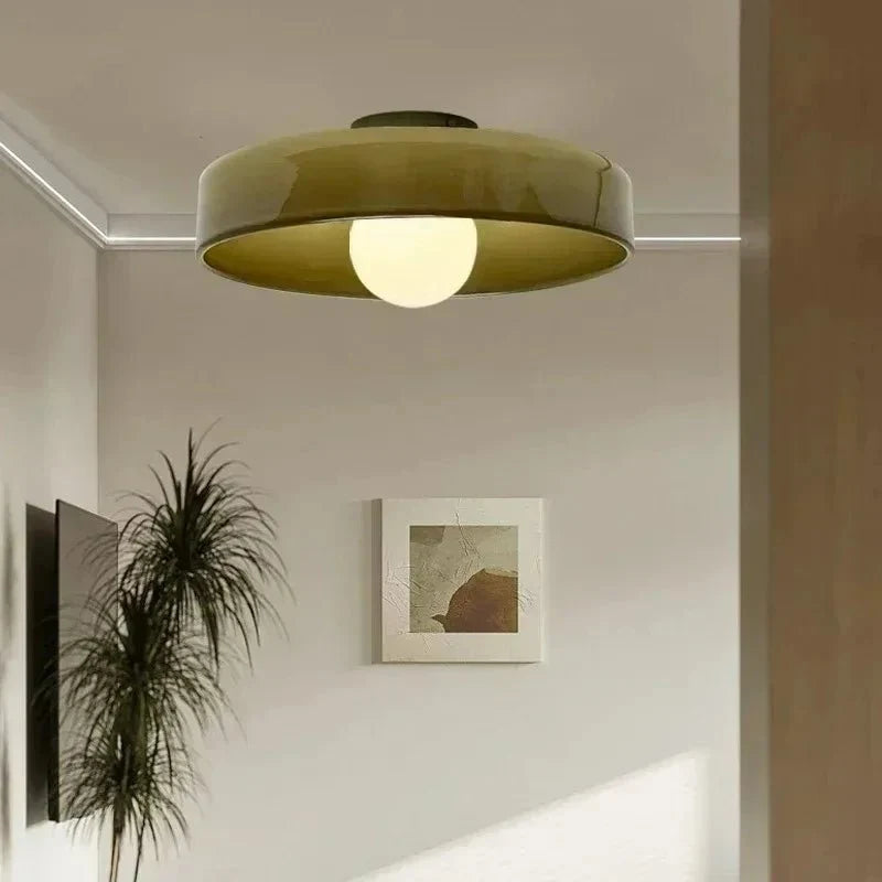Ceiling Lights for Living Room, Bedroom Ceiling Light Fitting, Nordic Glass Ceiling Lamp for Kitchen