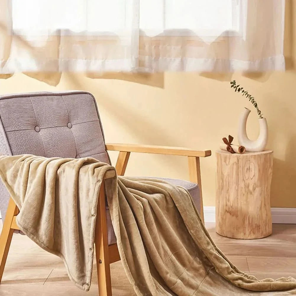 USB Heated Blanket, Heated Throw Blanket for Sofa in 100 x 80 cm or 140 x 80 cm