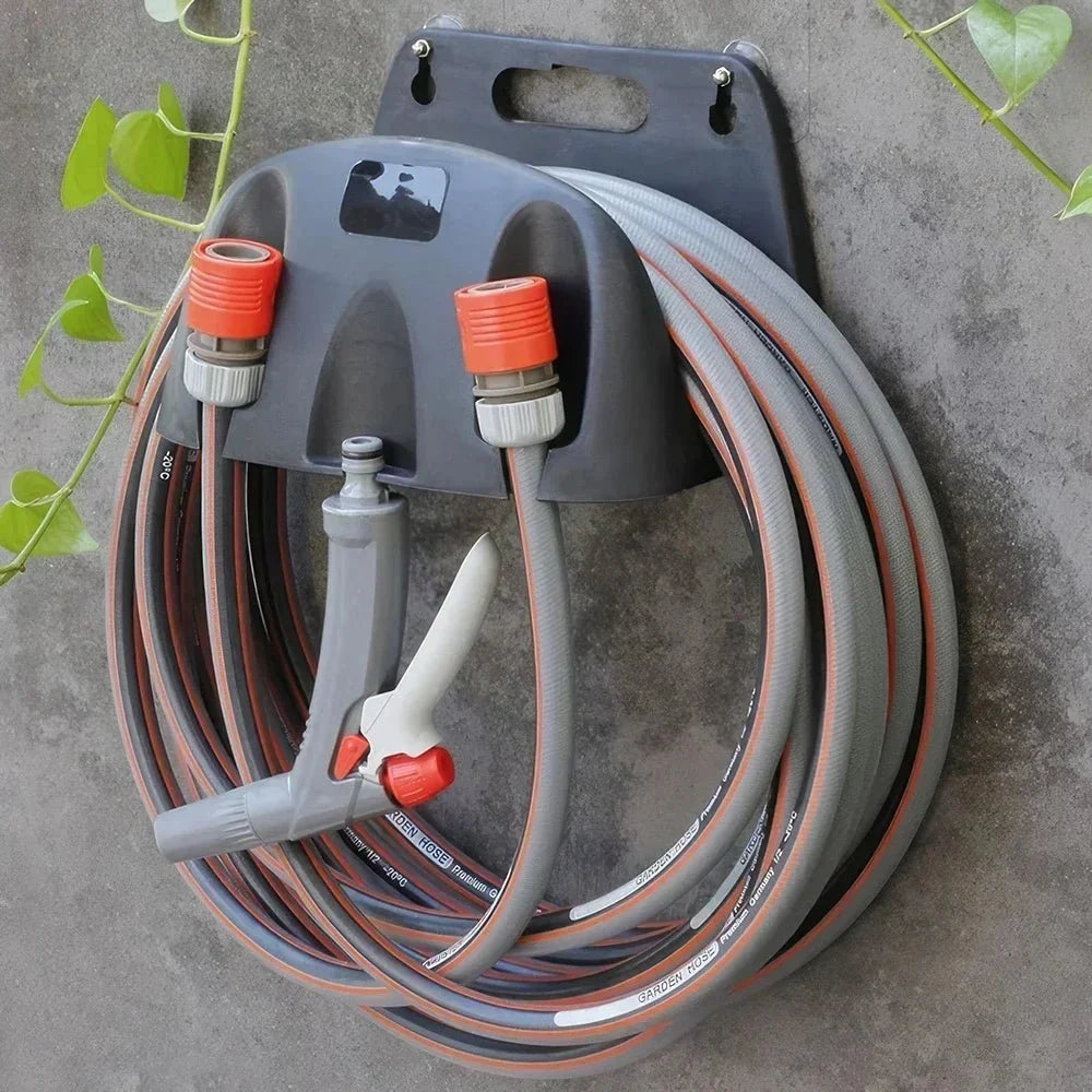 Hose Pipe Holder, Wall Mounted Water Hose Holder for Garden Storage