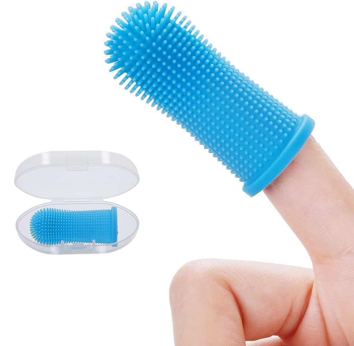 Dog Finger Toothbrush with 360 Degree Bristles – image 6