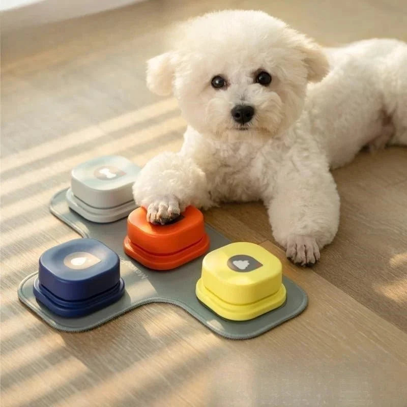 Dog Talking Buttons, Recordable Voice Buttons for Dog Communication