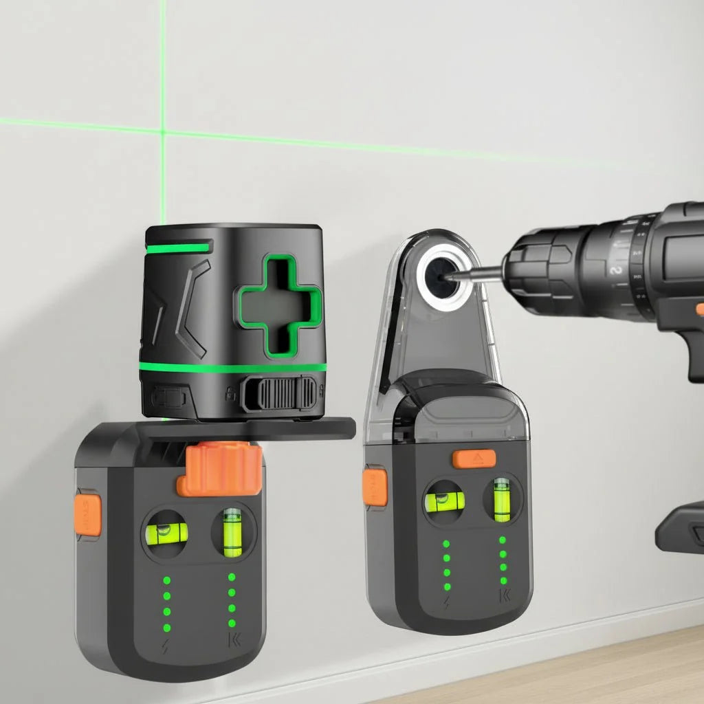 Drill Dust Collector with Laser Level, Electric Dust Catcher for Drill – image 4