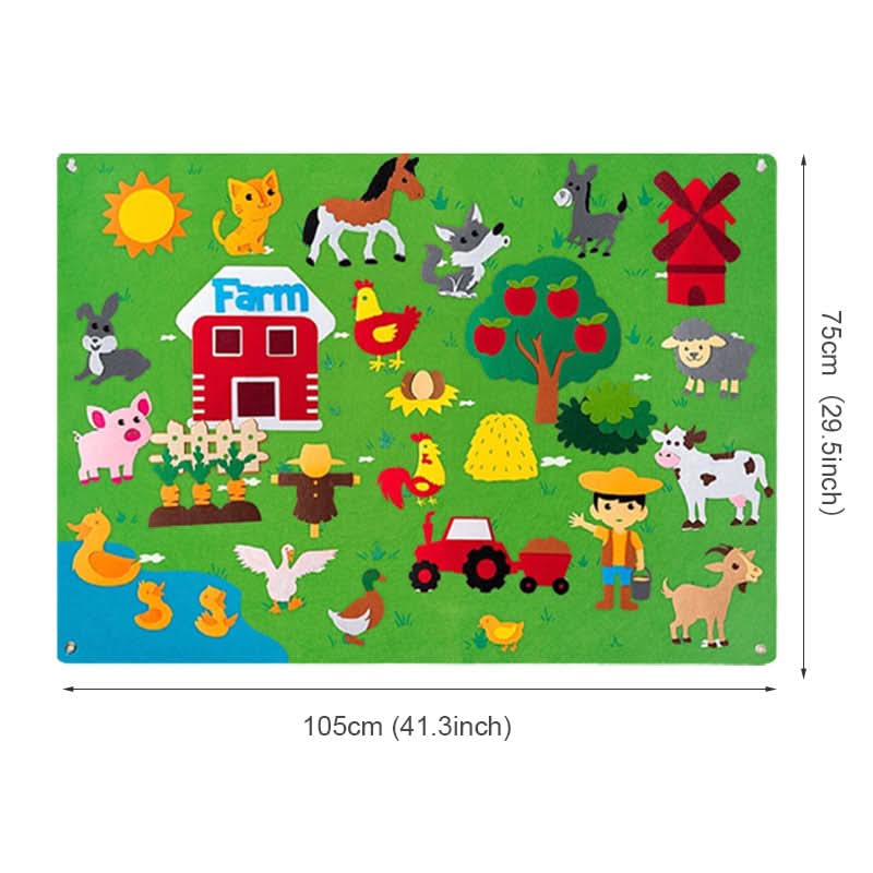 Felt Board 105 x 75 cm, Creative Play for Quiet Time – image 16