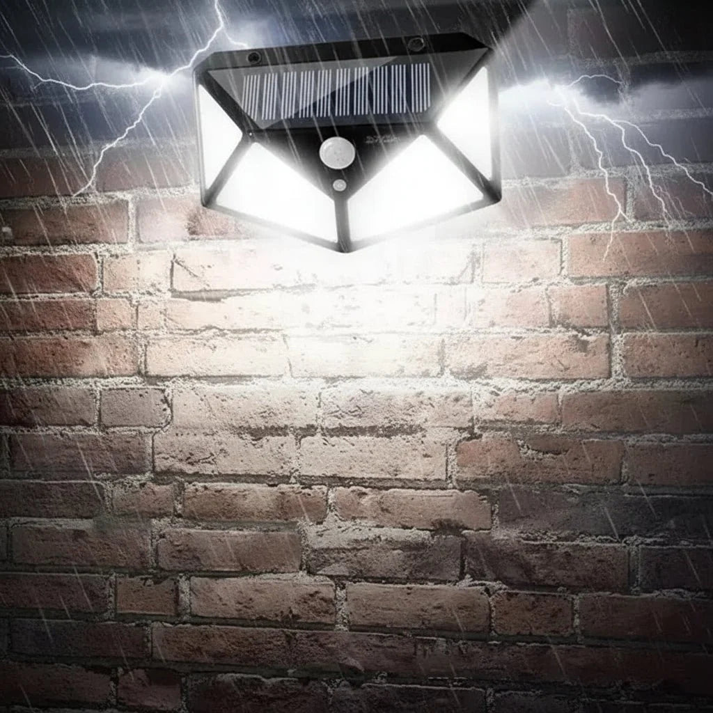 Solar LED Security Light for Outdoor, Solar Lights Outdoor for Garden