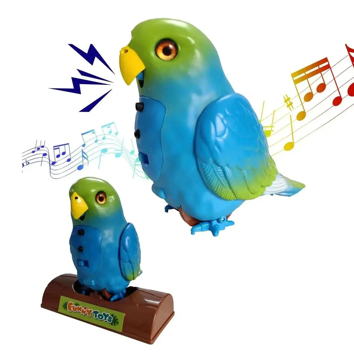 Talking Parrot Toy That Repeats What You Say, Singing Talking Bird, Funny Gifts for Kids and Adults_07