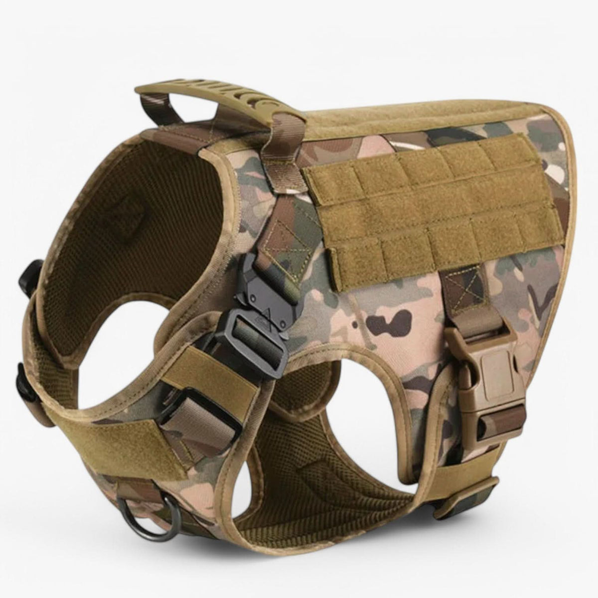 Tactical Dog Harness with Handle, Escape Proof Dog Harness for Small and Large Dogs, Padded Reflective Dog Vest_03
