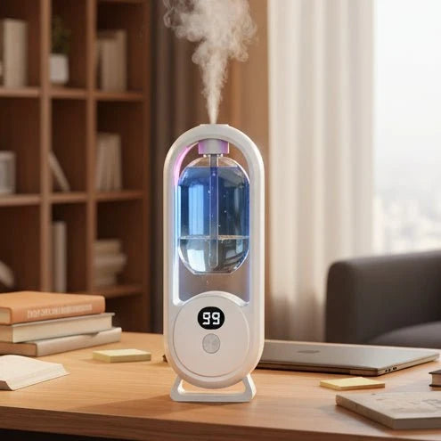 Automatic Air Freshener Dispenser, Bathroom Air Freshener Spray, Rechargeable Room Freshener, Home Fragrance